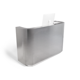 Silver Stainless Steel Small Bar Reception Desk JDT-2008
